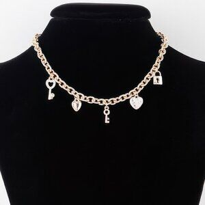 Heart Locker Charm Necklace